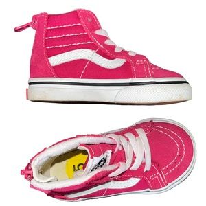 Vans Sk-8 Hi Zip Toddler Size 5